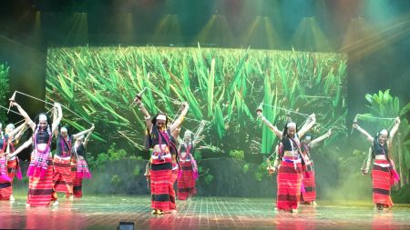 佤族舞蹈。