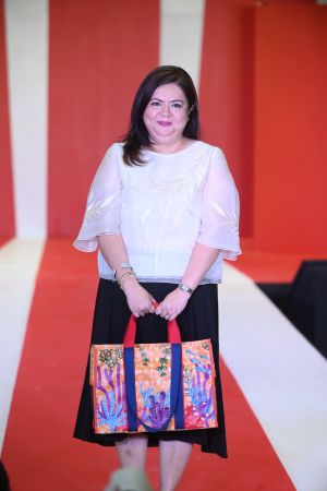 Designer Zarah Juan, along with the local government of QC, Spark PH, and SM Supermalls partner on the Vote to Tote program - an initiative fueled for, and by, marginalized women and female persons deprived of liberty.