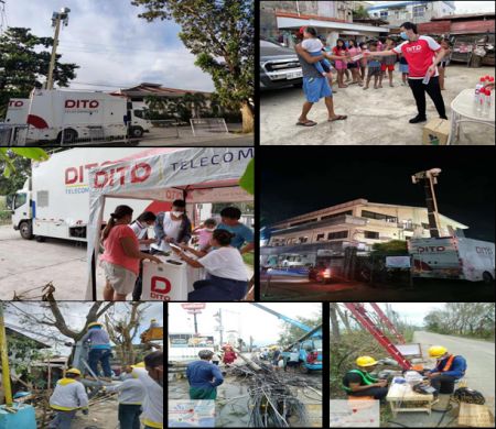 面對災情，中國電信菲律濱PTO項目快速響應、啟動搶修預案，切實履行社會責任，堅持以實際行動回饋菲律濱社會。