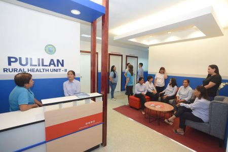 Local health workers come together to plan for the reopening of Pulilan RHU II