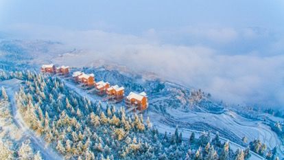 溆浦山背星空云舍。怀化文旅广电体育局供图 溆浦山背星空云舍。怀化文旅广电体育局供图