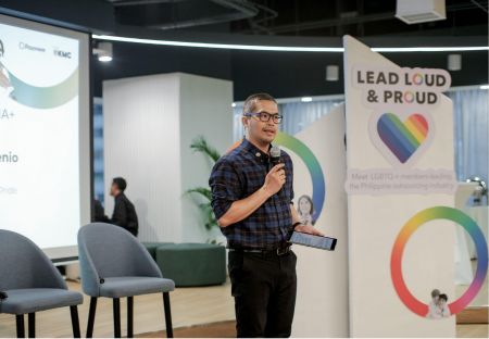 Christopher Eugenio, Board Trustee of Philippine Financial & Inter-industry Pride (PFIP) shared that while 86% of PFIP’s LGBTQ+ Workplace Inclusion Surveyrespondents had anti-discrimination policies in place, these still need to be matched by actions on the ground. PFIP is the leading voice and champion of LGBTQ+ workplace inclusion Christopher Eugenio, Board Trustee of Philippine Financial & Inter-industry Pride (PFIP) shared that while 86% of PFIP’s LGBTQ+ Workplace Inclusion Surveyrespondents had anti-discrimination policies in place, these still need to be matched by actions on the ground. PFIP is the leading voice and champion of LGBTQ+ workplace inclusion