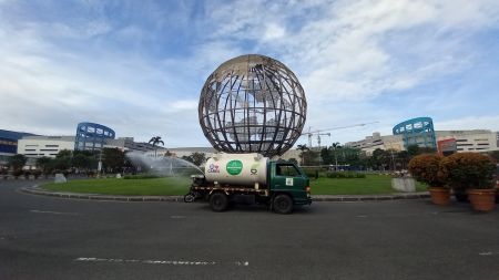 The SM’s recycled mall wastewater is used for watering gardens, among others