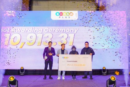 BingoPlus player bags a jackpot prize of 312 million pesos