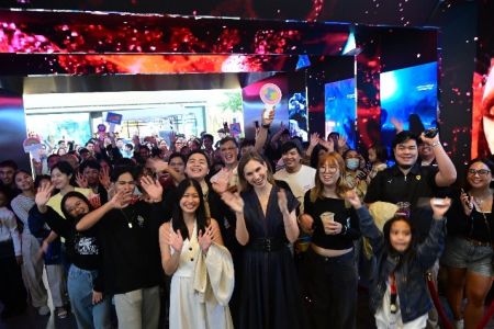 Partners, advocates, and guests gather at SM Cinema Mall of Asia for the “HOPE in a Movie” launch—joining forces to bring more classrooms and learning spaces to Filipino communities.