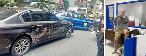 左圖為被陳氏撞擊的車輛。