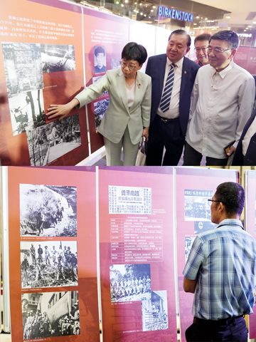 9月1日，「赤子功勳——南洋華僑機工回國抗戰圖片紀念展」在菲律濱馬尼拉舉行。此次展覽由華僑博物院、菲律濱中國洪門致公黨總部和廈門市中小企業協會聯合主辦，透過展出大量歷史照片，講述南僑機工回國抗戰的英勇事蹟。（中新社）