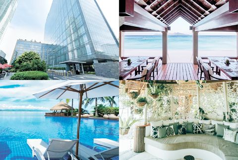 菲律濱五家獲得米其林鑰匙榮譽的酒店中,有三家坐落於大岷區之外。