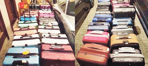 前眾議員薩迪·許分享了數張據稱運送到北福布斯園、南福布斯園直至馬拉干鄢宮的小馬科斯總統及前眾議長馬丁·羅麻禮斯住所的行李箱照片。