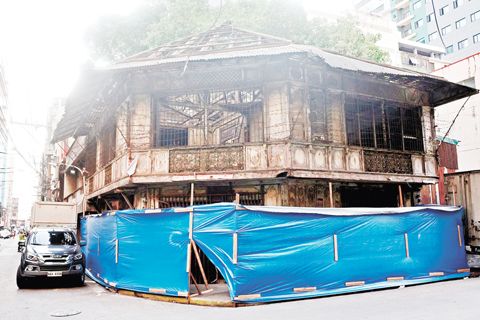 位於仙尼古拉示和拉拉街轉角的曾天眷故居被非法強拆。