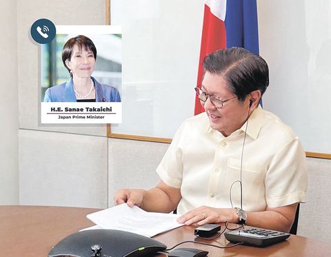 小馬科斯總統與日本首相高市早苗於10月20日通電話,討論11月東盟峰會的準備工作、雙邊合作及區域發展。
