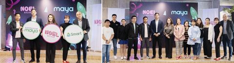 左至右:Maya接受與中小企業負責人Richard