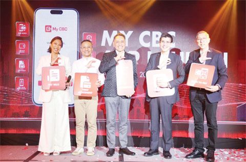 圖片說明：中興銀行Chinabank高層於