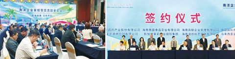 4月5日,南洋企業家經貿交流圓桌會議在海南省文昌市舉行。中新網記者韓輝
