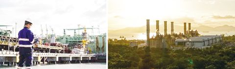 （左圖）強化能源基建。離岸液化天然氣接收站現已納入Prime