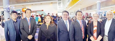 左圖起海關局描東岸港助理稅務官Julius