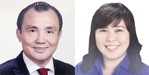 (圖片說明)左起:蔡永寧、施伊娜。