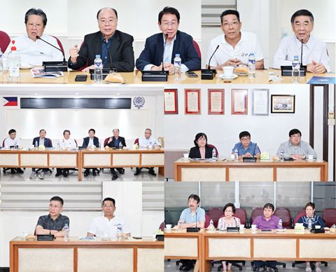 上圖施東方理事長致歡迎詞。