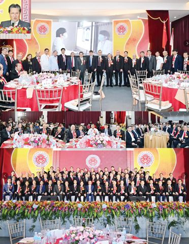 圖示:上圖施東方理事長嘉賓致詞。