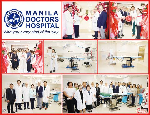 圖片說明:崇仰醫院於2025年2月7日正式揭幕面積879平方米的全新升級改造的手術綜合區第二期。上排中圖左至右依次為手術部主任Roeh