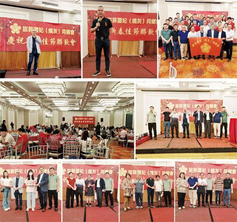 （图一）本会理事长许建评乡贤新春致词