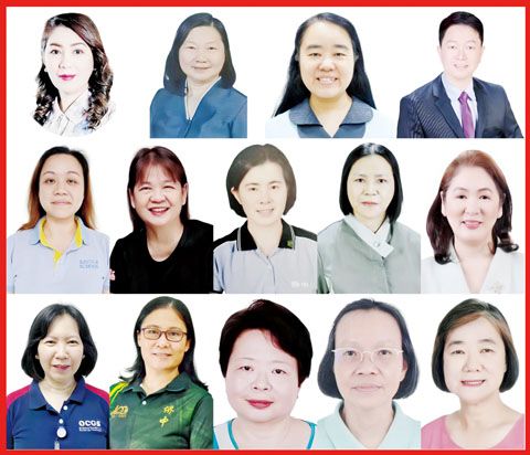 (圖片說明)第一排左起:許普華、吳恩典、林希昭、李偉有,第二排左起:洪麗紅、吳金金、陳巧巧、盧雪玉、柯雅清,第三排左起:黃美美、蔡慧民、吳湘薇、楊琇瑩、吳美美。