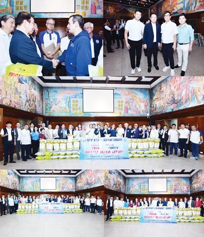 上圖商總理事長林榮輝與Isko市長握手致意。