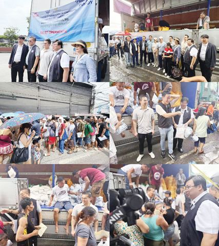 上圖本會出席領導等與龔詩貯基金會代表Paolo