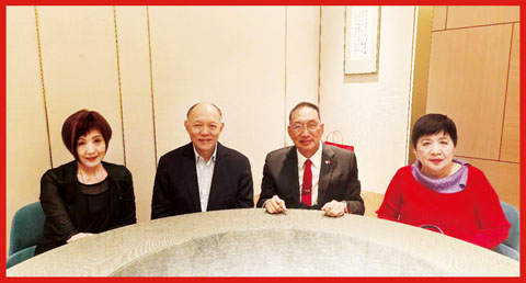 圖為雙方在席間合照。