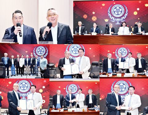 上圖林榮輝理事長致歡迎詞。