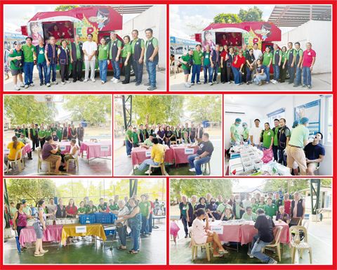 上圖和圖二本會出席領導與甲美地省Indang社Calumpang