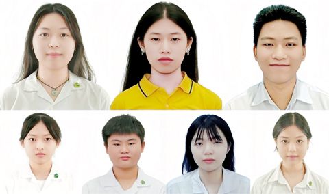 （圖片說明上圖左起：肖晨曦、陳曉琳、林昌澤，下圖左起：龔佩桐、戴楠陽、洪林萱、吳馨蓉。