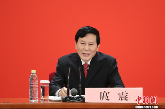 10月17日，中国共产党第十九次全国代表大会新闻发言人庹震在北京人民大会堂举行新闻发布会。