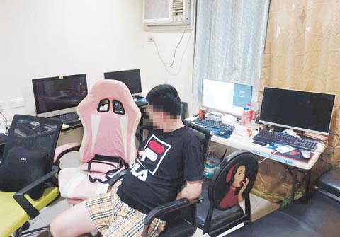 7月2日晚間,刑事調查偵查組曼沓威市分隊突襲曼沓威市亞朗亞朗描籠涯一處住宅區內涉嫌詐騙及非法網絡博彩的據點,逮捕九名中國籍人士。