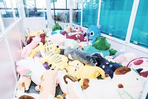 PlayFair臉書專頁公布的這張照片，展示了競逐「全球最大抓娃娃機」頭銜的「爪王」內部細節。