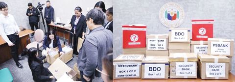 參議院彈劾法庭透過書記官辦公室,自7月30日上午起持續接收文件提交,以遵守法庭就副總統莎拉·杜特地、其丈夫馬納塞斯·R·加彪律師及傳票所列二十個實體的財務記錄所發出的傳票。