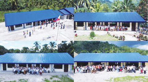 圖片說明:南古達描島省的新建教學大樓(從左上順時針方向):坦帕坎的