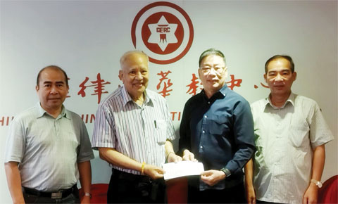 (圖片說明)左起:林志湧、許松柏、黃端銘、蔡建立。