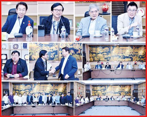 上圖本會林榮輝理事長致歡迎詞。