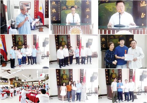 滎陽鄭氏宗親會本年度教師獎勵金及優秀生奬學金頒發儀式會場盛況留影