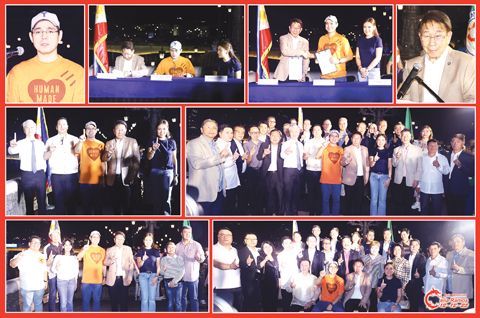 圖片說明:上排左圖至右圖依次為馬尼拉市長Francisco