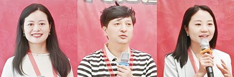 (圖片說明)左起:李戩、劉翔、李園園。